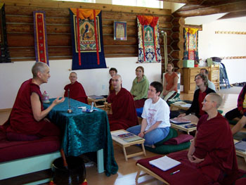 Young Adults Explore the Dharma at Sravasti Abbey